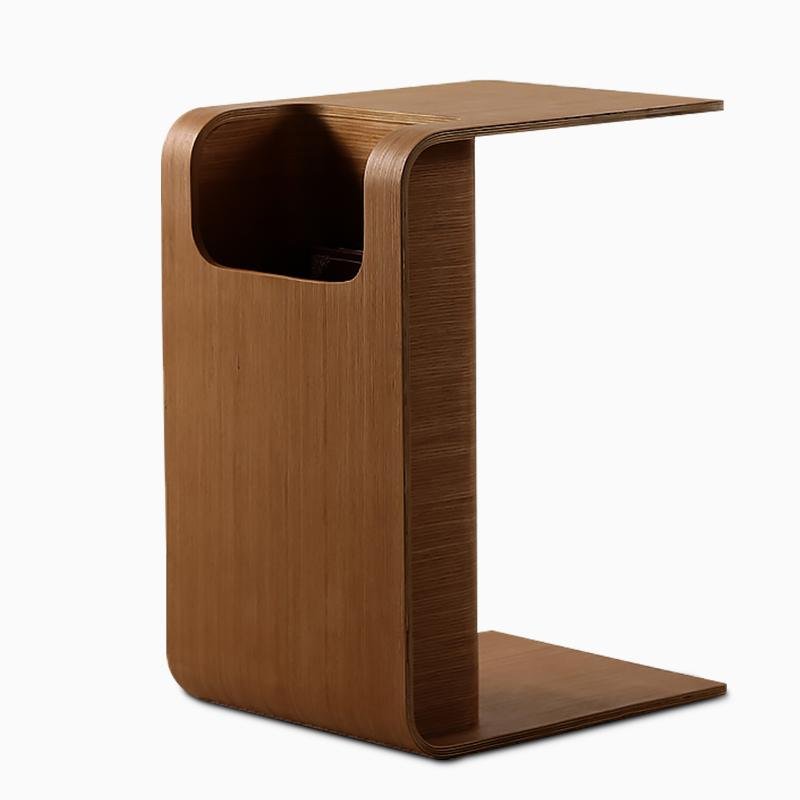 Rectangular Oak Wood Mini Side Tables End Tables with Multi - function