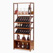 Rectangular Wood Display Storage Cabinets with Multi - Layer Storage