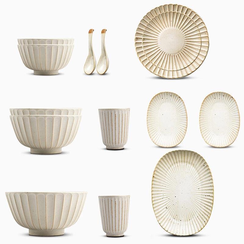 21 Piece Stoneware Dinnerware Set