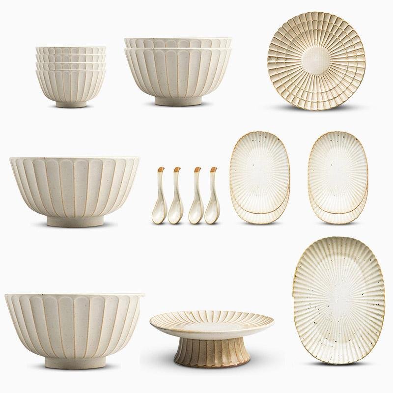 21 Piece Stoneware Dinnerware Set