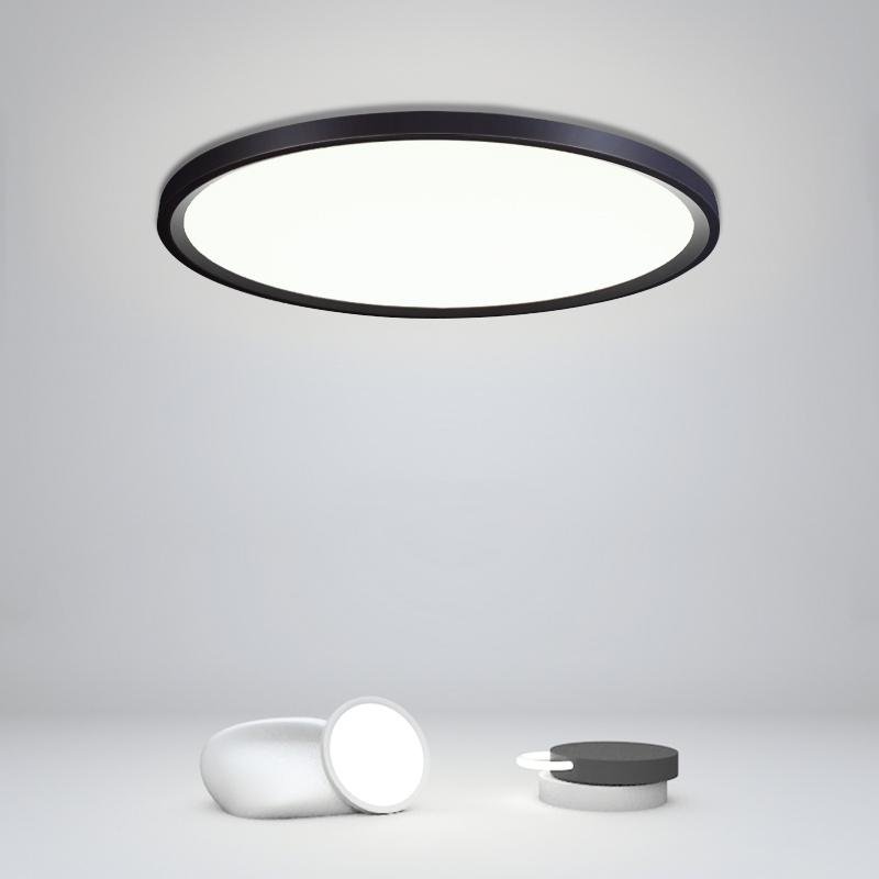 LED Iron Round Ceiling Light Lamp for Living Room Bedroom Study - dazuma