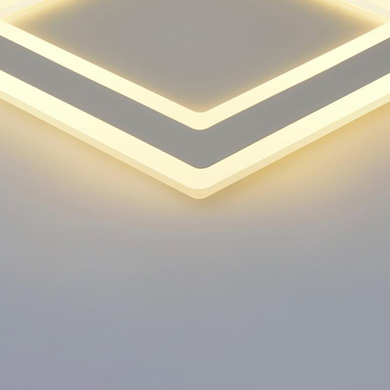 Square Ceiling Light Lamp for Living Room Bedroom - dazuma