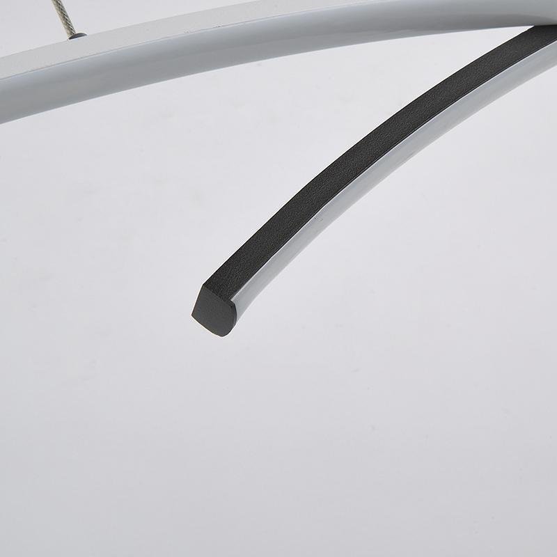 2 Piece Set Arc - Shaped Aluminum Acrylic Pendant Lighting LED Ceiling Lights