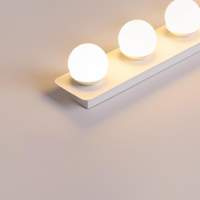 Soft Warm White LED Wall Sconces with 4 Heads 6 Heads Small Spherical Bulb