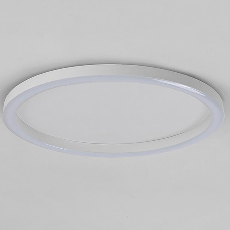 16'' Modern Simple Circle Flush Mount LED Lights Dimmable Ceiling Lights with Remote