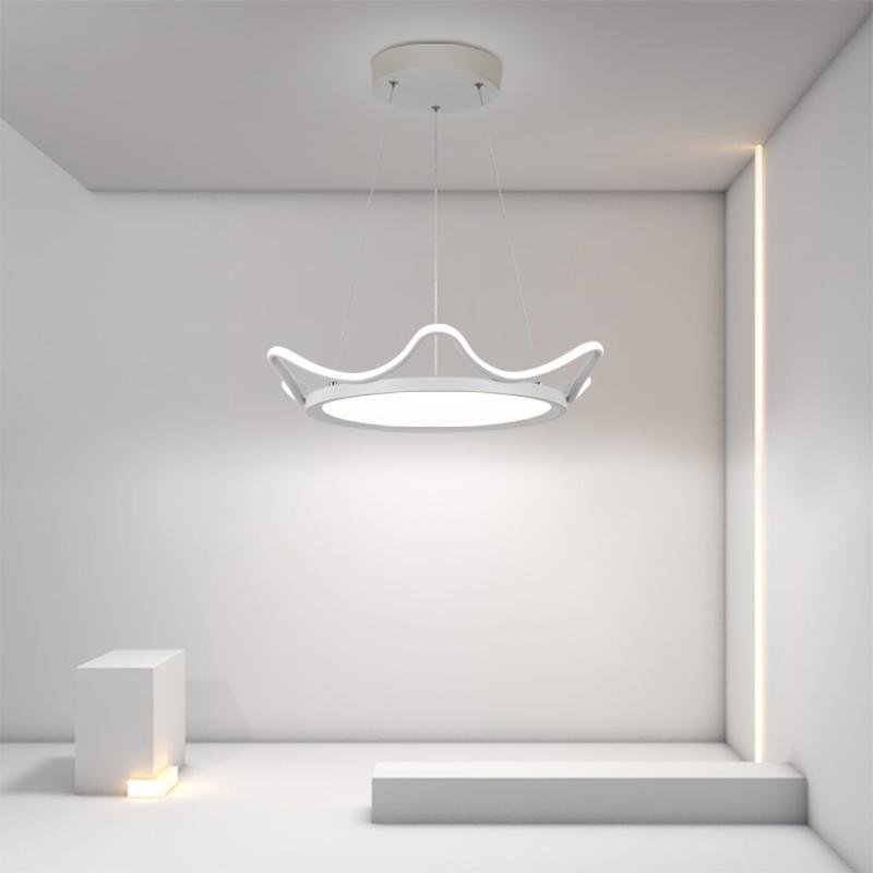 Crown-Shaped Ceiling Light Lamp for Living Room Bedroom - dazuma