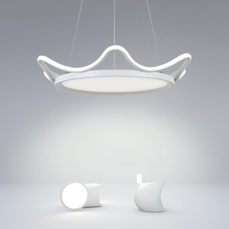Crown-Shaped Ceiling Light Lamp for Living Room Bedroom - dazuma
