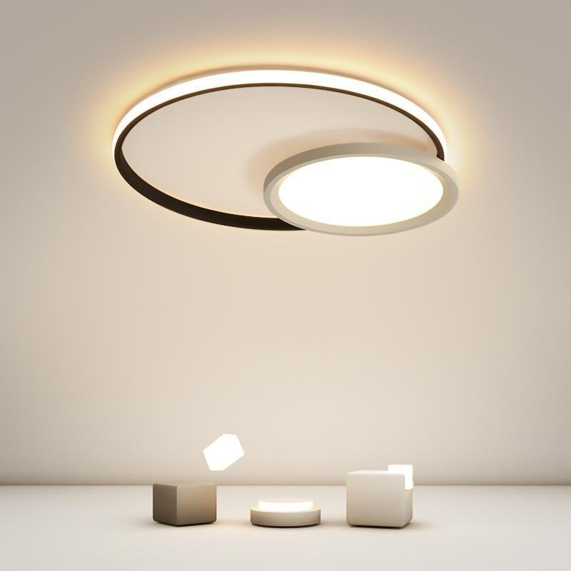 Circles Ceiling Kight Lamp for Living Room Bedroom - dazuma