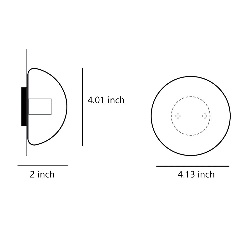 Transparent Rustic Outdoor Glass Wall Lights Waterproof LED Lighting - Dazuma