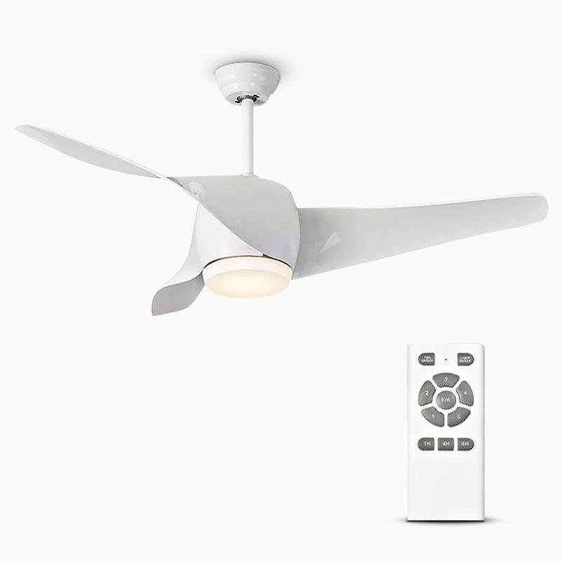 52" Downrod Ceiling Fans with Remote Control and LED Lights