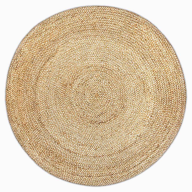 Rustic Jute Rug Round Oval Rectangular
