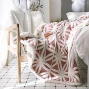 Rectangular Berber Fleece Cotton Linter Blanket Throw Winter Warm Fuzzy Shaggy Fluffy Blanket