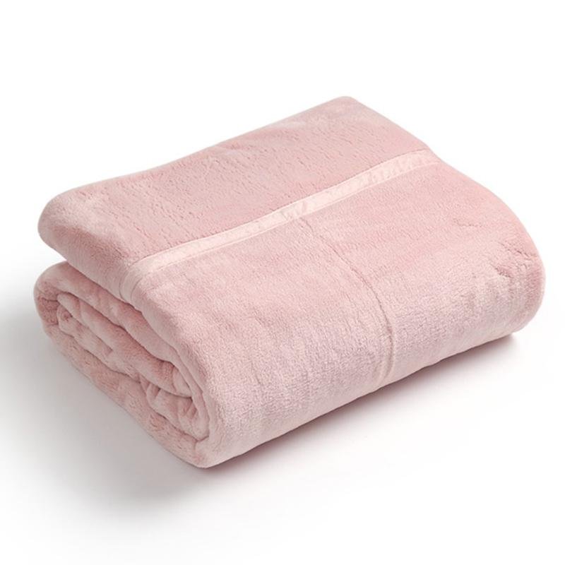 Rectangular Polyester Blanket Throw Winter Warm Fuzzy Shaggy Fluffy Blanket