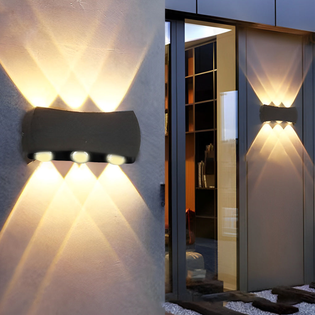 Outdoor Up Down Light LED Waterproof Exterior Aluminum Wall Lights - Dazuma