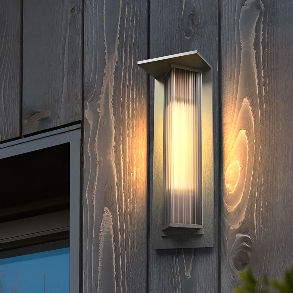 Waterproof LED Solar Vintage Outdoor Wall Light Fixture Wall Lamp | Dazuma
