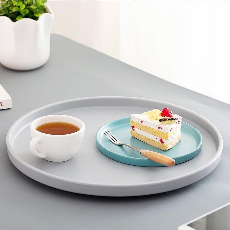 16 Piece Farmhouse Melamine Dinnerware Trays Bowls Set