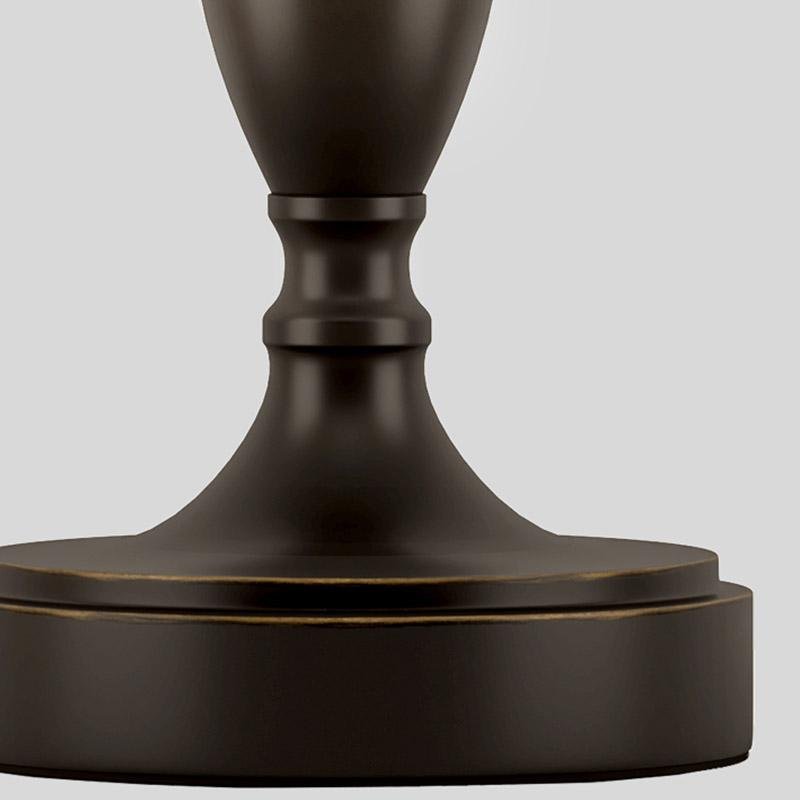 Farmhouse Cream Crackle Bell Shaped Table Lamp - dazuma