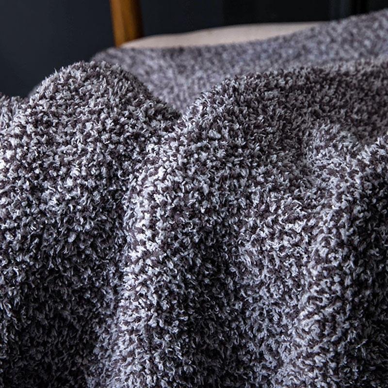 Rectangular Microfiber Blanket Throw Soft Warm Fluffy Blanket