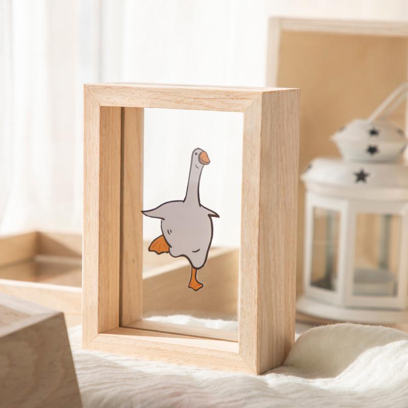 4'' x 6'' Rectangular Wooden Picture Frames with Desktop Wall Hanging Decoration