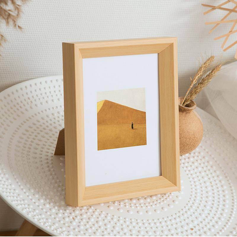 4'' x 6'' Rectangular Resin White Black Nut Brown Burlywood Picture Frames