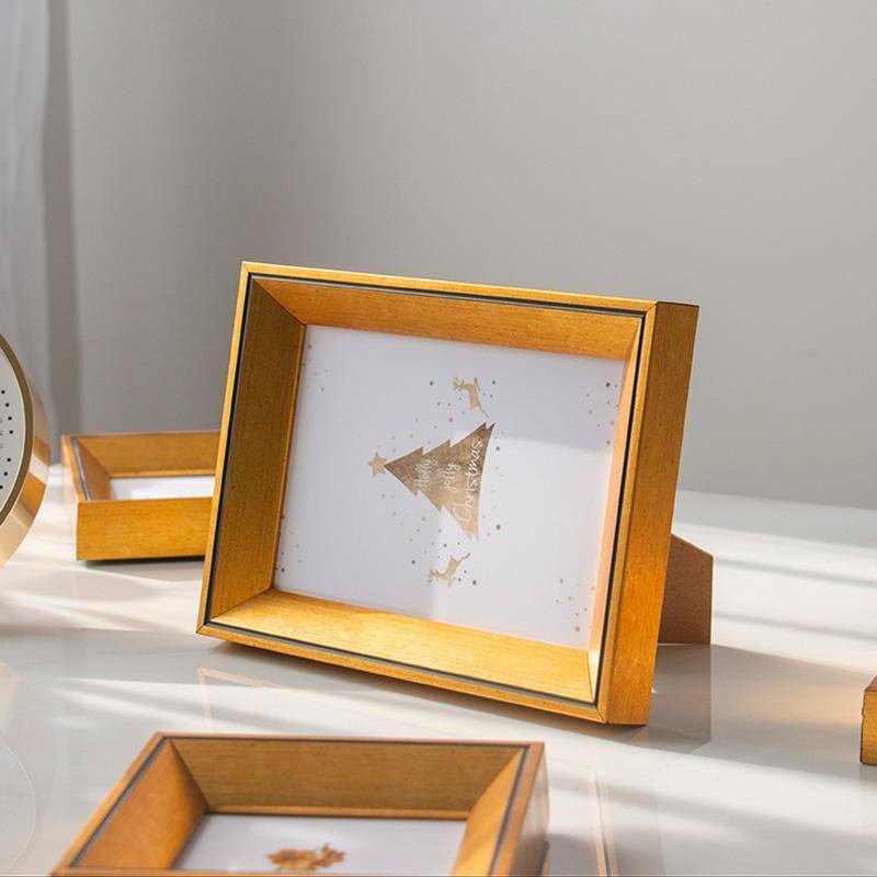 4'' x 6'' Rectangular Resin Yellow Blue Beige Frame Picture Frames