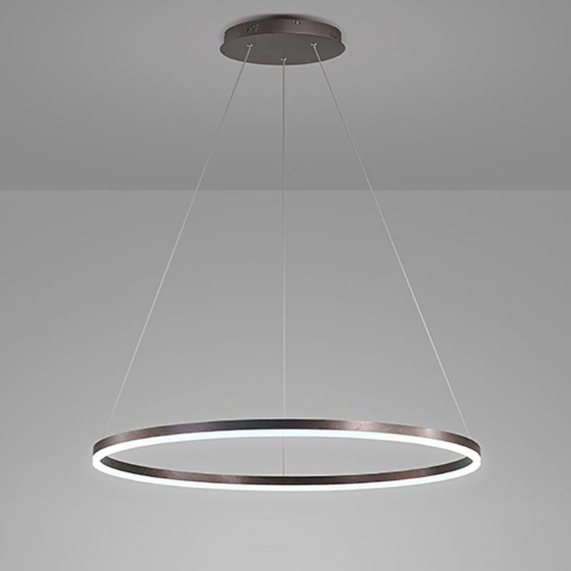 16'' Simple Circle Single Pendant Light Acrylic Pendant Lighting