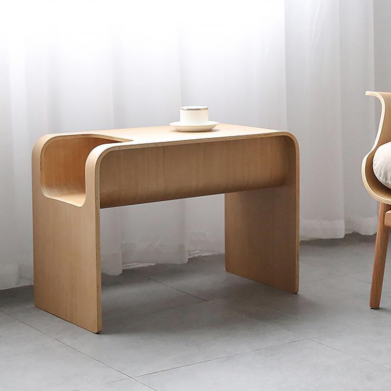 Rectangular Oak Wood Mini Side Tables End Tables with Multi - function