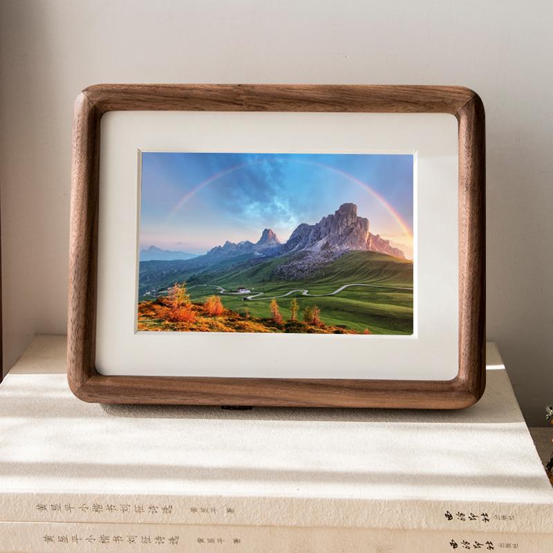 4'' x 6'' Rectangular Wood Nut Brown Burlywood Picture Frames