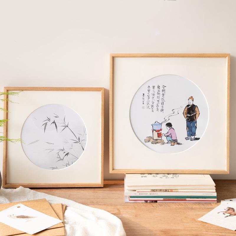 12'' Rectangular Burlywood Picture Frames