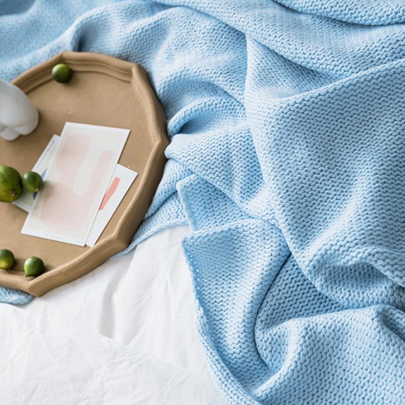 Rectangular Acrylic Fiber Soft Warm Blanket Throw