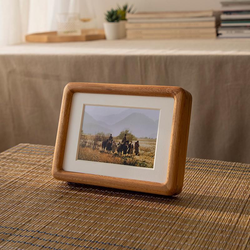 4'' x 6'' Rectangular Wood Nut Brown Burlywood Picture Frames