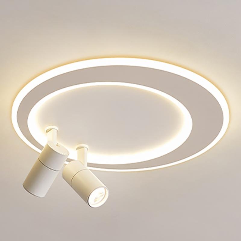 18'' LED Circular Flush Mount Modern Lighting with Spotlight