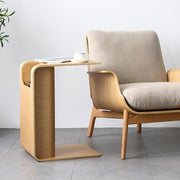 Rectangular Oak Wood Mini Side Tables End Tables with Multi - function