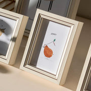 4'' x 6'' Rectangular Resin Glass Picture Frames with Desktop Wall Hanging Decoration