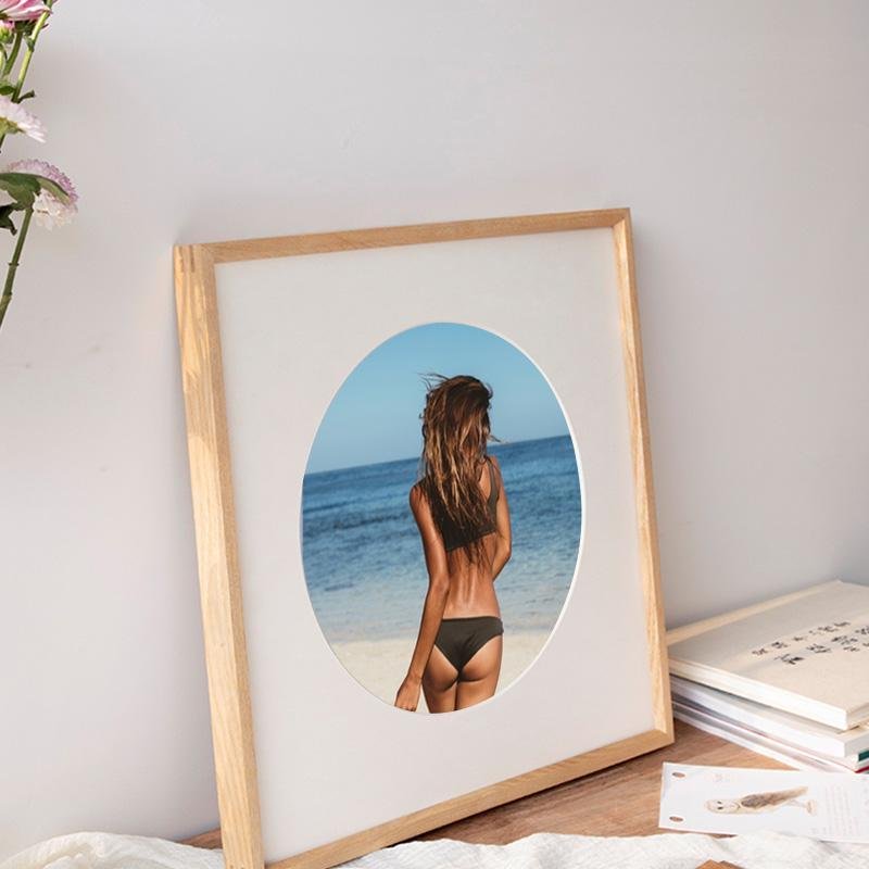 12'' Rectangular Burlywood Picture Frames