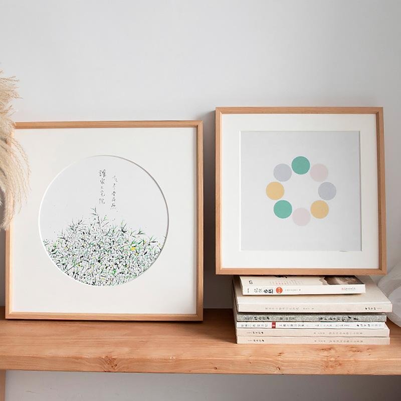 12'' Rectangular Wood Picture Frames with Desktop Wall Hanging Decoration