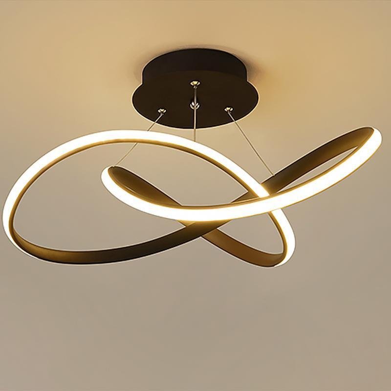 20'' LED Ribbon Modern Flush Mount Ceiling Lights for Living Room