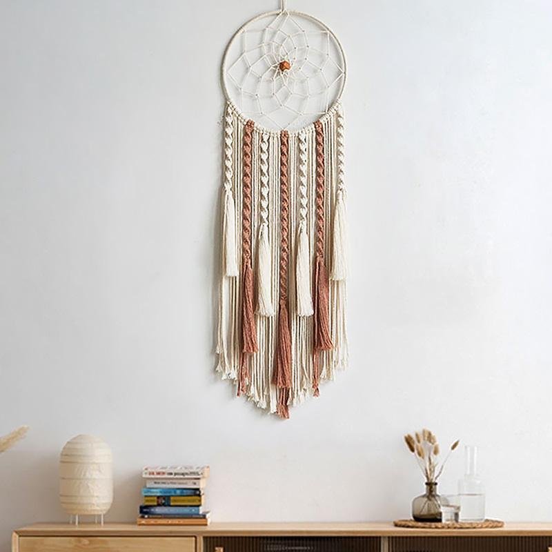 Macrame Tassel Handmade Woven Round Cotton Woven Wall Hangings