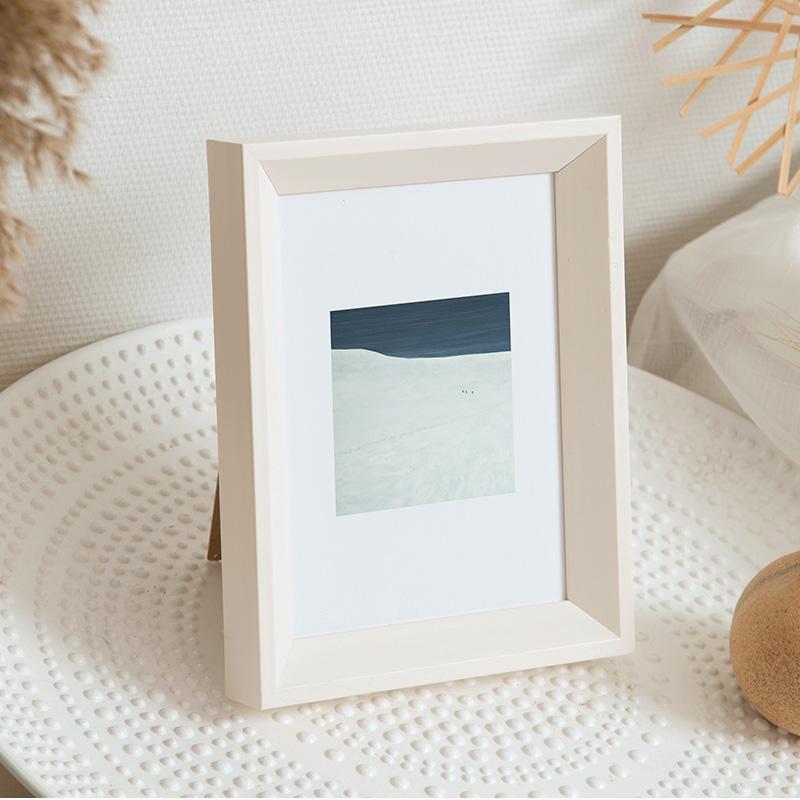 4'' x 6'' Rectangular Resin White Black Nut Brown Burlywood Picture Frames