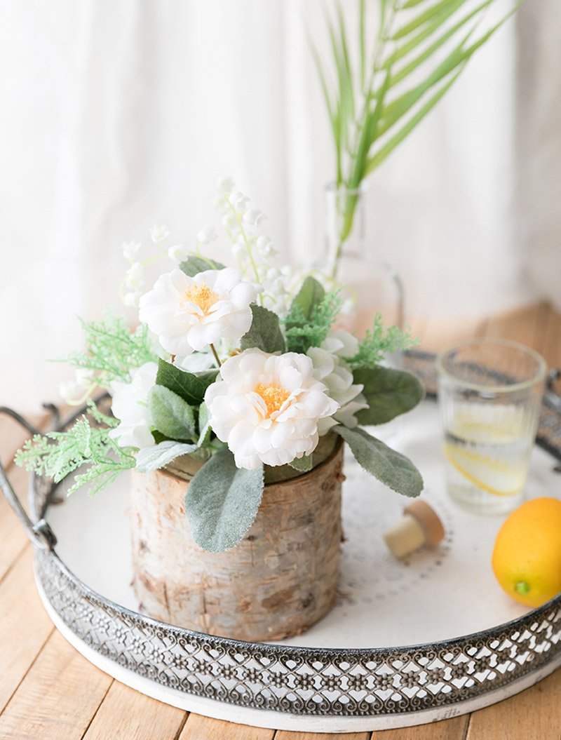 Decorative Birch Plant Pot