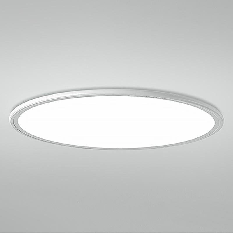 16'' Modern LED Ultrathin White Black Flush Mount Lights Circle Ceiling Lights
