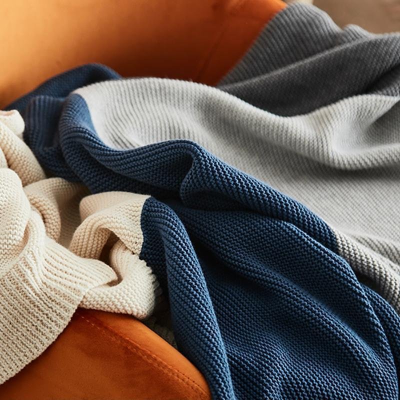 Rectangular Blankets Throws Acrylic Fiber