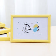 6'' x 8'' Nordic Style Rectangular Yellow Beige Picture Frames