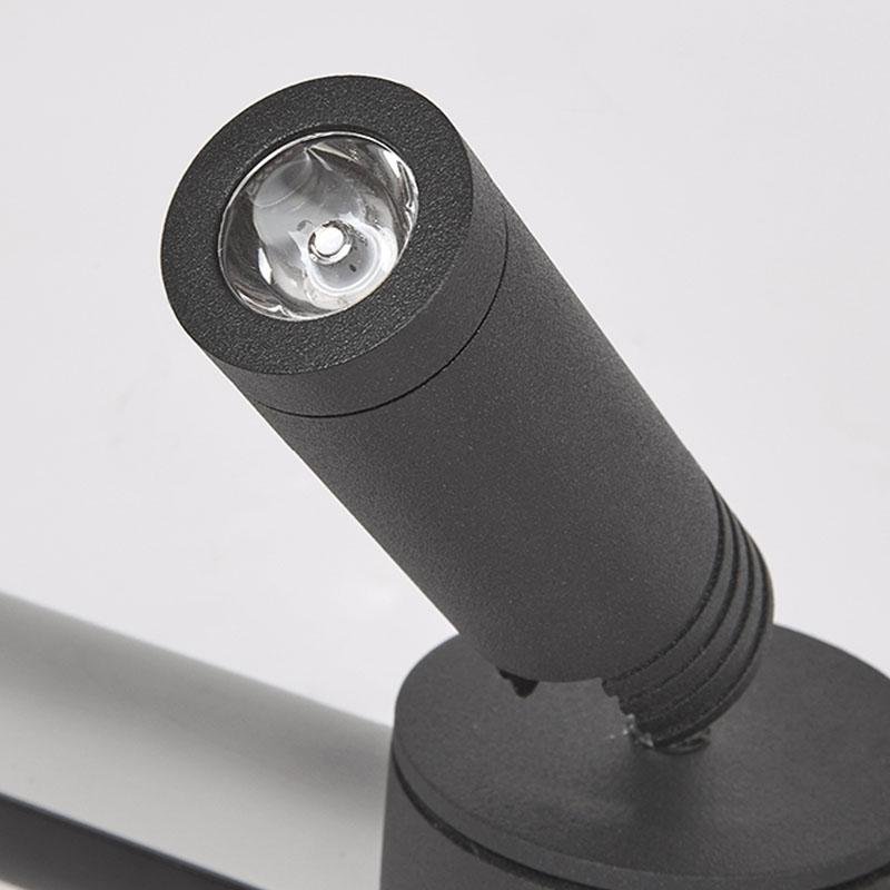 LED Strip Modern Flush Mount Ceiling Lights with Bulb and Spotlight