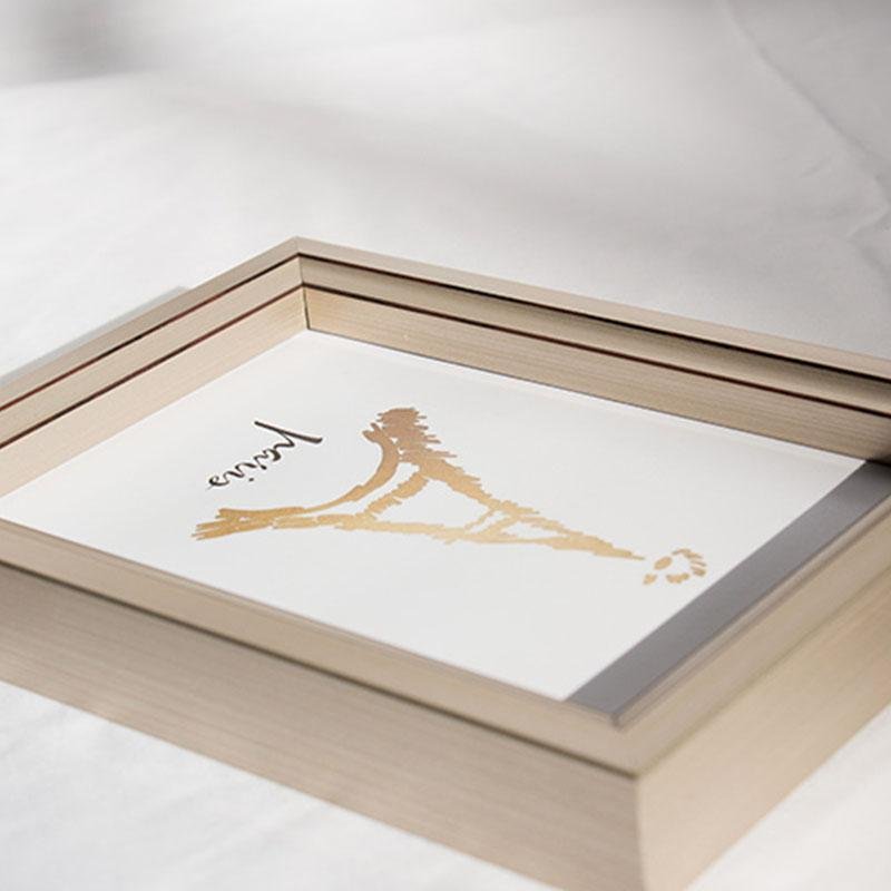 4'' x 6'' Rectangular Resin Glass Picture Frames with Desktop Wall Hanging Decoration