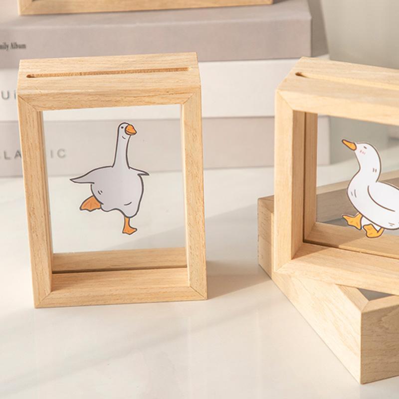 4'' x 6'' Rectangular Wooden Picture Frames with Desktop Wall Hanging Decoration