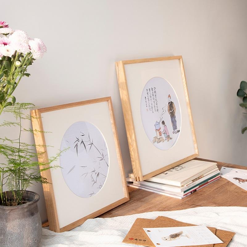 12'' Rectangular Burlywood Picture Frames