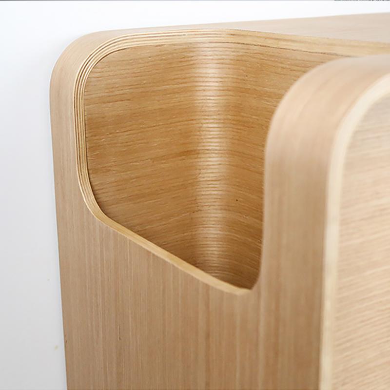 Rectangular Oak Wood Mini Side Tables End Tables with Multi - function