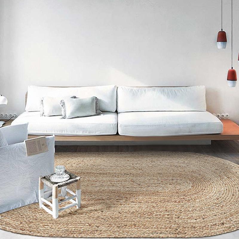 Rustic Oval Seagrass Rug