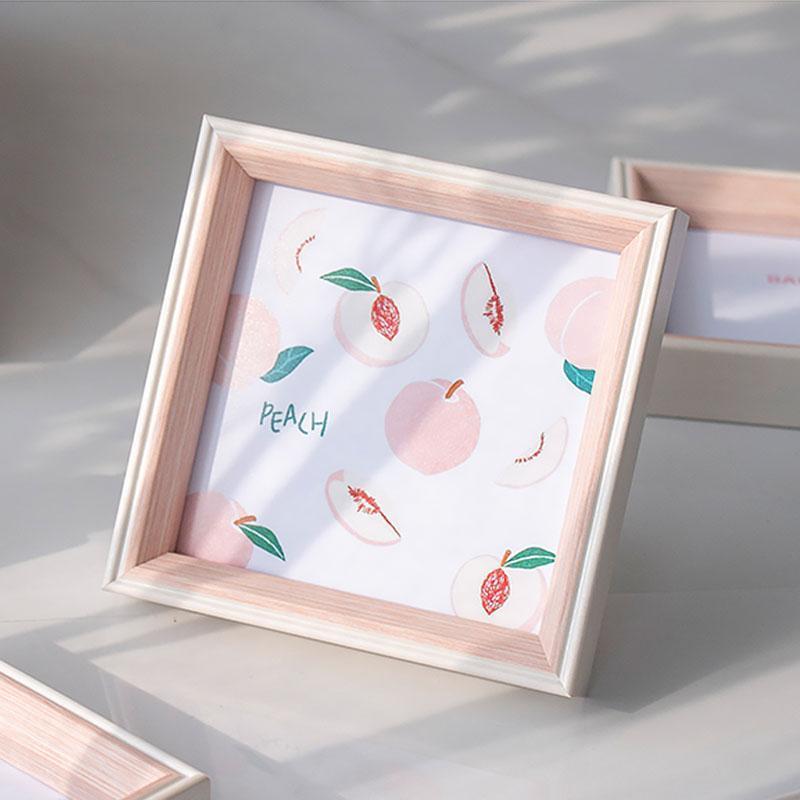 6'' Square Resin Picture Frames with Desktop Wall Hanging Decoration